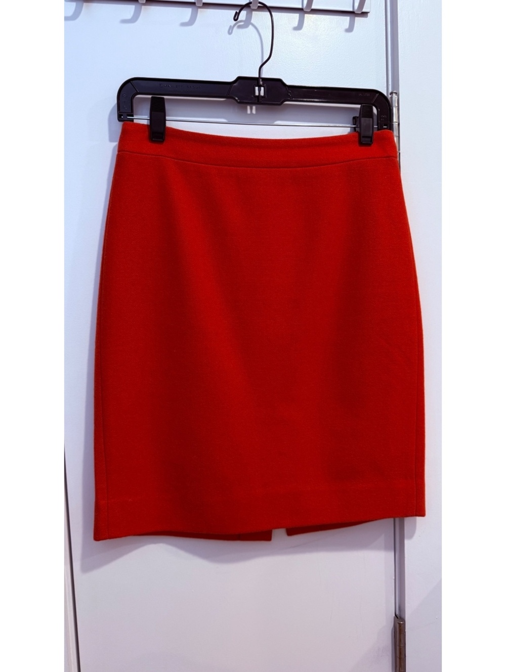 J.Crew Red Orange Pencil Skirt Size 0
